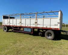 Acoplado Rutera Baranda Volcable 4 Ejes - año 2019 - Usado.