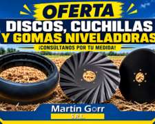 Oferta En Discos, Cuchillas Y Gomas Niveladoras 🚜