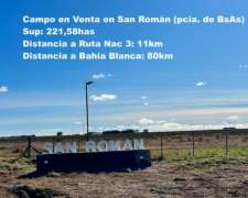 Vendo Campo en San Roman