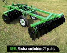 Rastra Excéntrica Super Bong Rdel de 24 Platos 70 KGS