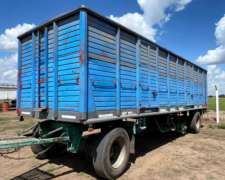 Acoplado Cerealero Montenegro - año 1974 - Usado.