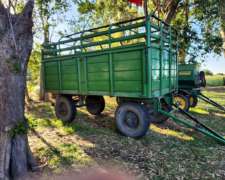 Acoplado Playo el Guapo de 10 TT con Barandas Volcables