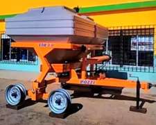 Fertilizadora al Voleo EDR 3000 Eje Balancin Pozzi