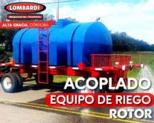 Acoplado Tanque 8000lts con Equipo de Riego