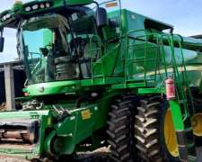 John Deere S670, con Draper de 40