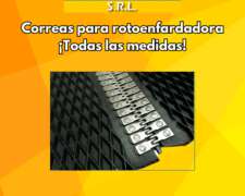 Correas para Rotoenfardadoras, Envíos a Todo el País