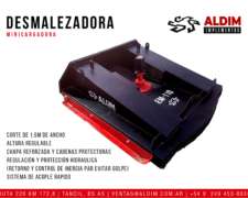 Desmalezadora Aldim para Minicargadora