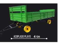 Acoplado Playo 2 Ejes Ts Acoplado Agricola