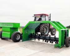 Volteadora de Compost de Tiro
