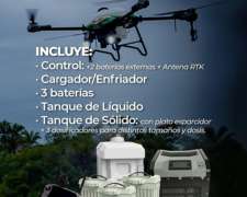 Dron Aplicador Solido y Liquido Gteex King 100