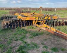 Rastra de Discos Sefo, 42 Discos Pesada, Excelente Estado, C