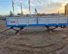 Acoplado Playo con Barandas 4x2. Nuevo