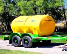 Acoplado Cisterna con Tanque Plástico para 3.680 Lts. 2 Ejes