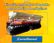 Kit Cajón Sembrador Adaptable Todas Las Maquinas