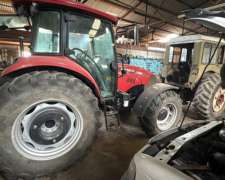 Case 120 DF con Cabina , Doble Tracción Tres Puntos Cabna