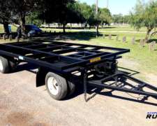 Acoplado Rural Playo Chasis Solo Sin Piso. 3.5 Tn