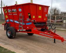 Desparramador De Estiercol Solido Mp-8 Fibra Vidrio Secman