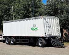 Acoplado de 3 Ejes Tipo Tolva Cerealera. Ombu.