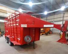 Acoplado Tráiler para Transporte de Hacienda Homologado