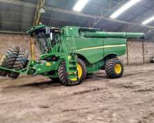 Cosechadora John Deere S670 - año 2016 - Draper 635fd -