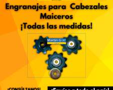 Engranajes Para Cabezales Maiceros Todas Las Medidas