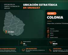 Uruguay Finca Ganadera y Agrícola – 100 Ha – Ref. 1281