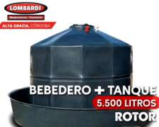 Bebedero + Tanque 5.500 Lts