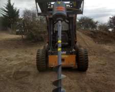 Implemento Hoyadora para Minicargadora