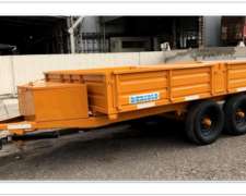 Acoplado Volcador Trasero Y Paletero Balancin 3/4 Tn.
