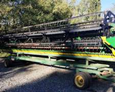 Plataforma John Deere 630f Reparada.