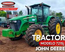 Tractor John Deere 7215j Como Nuevo Disponible