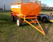 Tanque Mauro de 3000 Litros con Ejes de 2 con Rodado 16