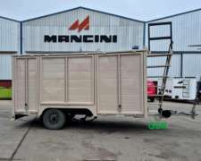 Trailer Para Drone 2 Ejes Carrozado Tvm 02. Mancini
