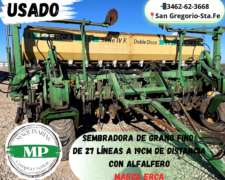 Sembradora de Grano Fino de 27 Líneas a 19cm de Distancia