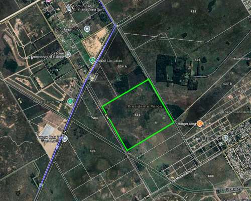 67 Hectareas Presidente Peron Frente a Barrio Privado