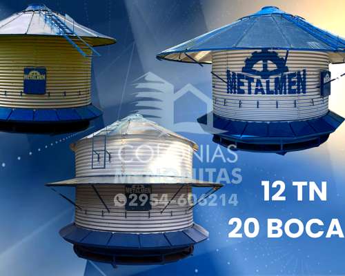 Nuevo Silo Comedero Base de Fibra - Colonias Menonitas