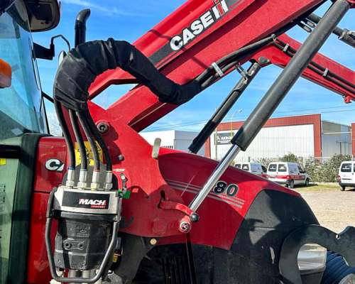 Tractor Case IH Farmall 80 - Pala Frontal Case IH - Joistick