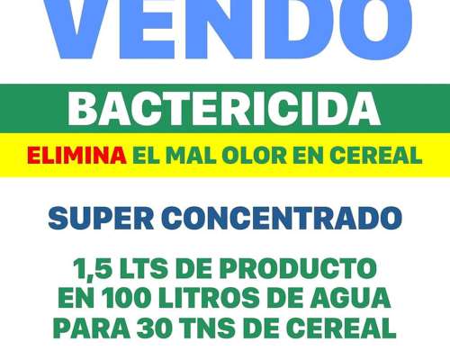 Potente Bactericida - Elimina el MAL Olor de la Cosecha