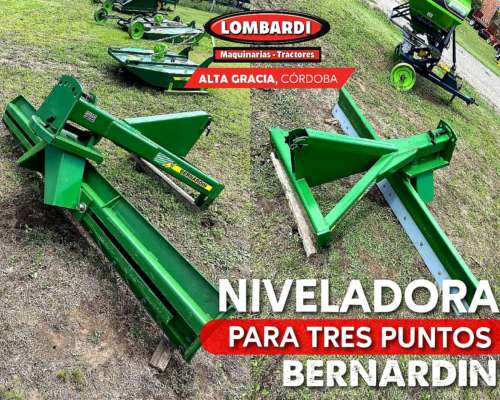Niveladora para Tres Puntos Lista para Trabajar Bernardin