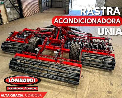 Rastra Acondicionadora de Suelo 6mts Disponible