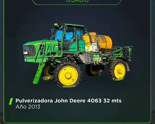 Pulverizadora John Deere 4063 año 2013