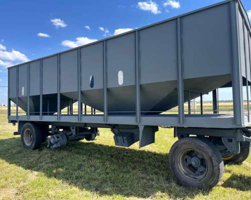 Acoplado Semilla/ferti 26/27tn con o sin Chimango. 12 Gomas