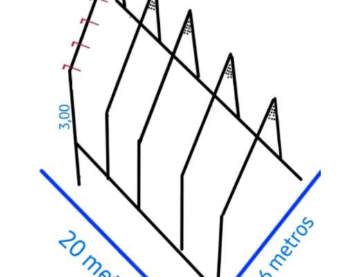 Techo Estructural para Cochera 6x20
