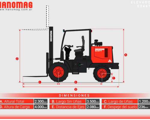 Pala Elevadora Hanomag E248tt