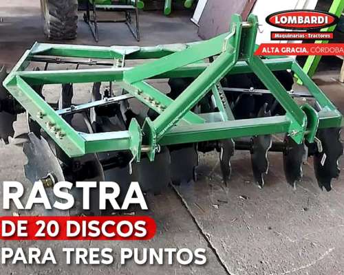 Rastra de 20 Discos para Tres Puntos