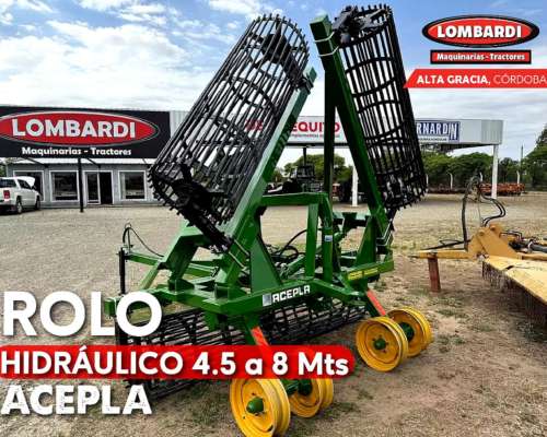Rolo Hidraulico Acepla de 4.5mts a 8 Mts