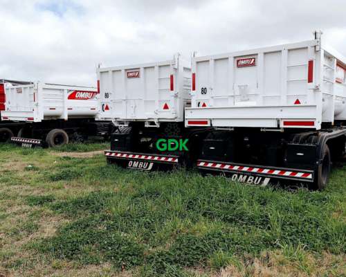 Batea Volcadora Trasera 3 Ejes 27 M3 con Abs. - Ombu