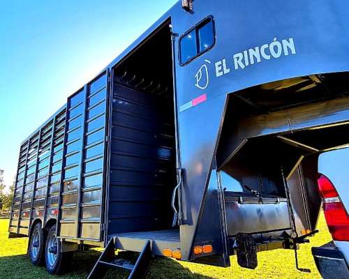 Semirremolque Homologado para Caballos Formato Americano