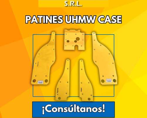 Patines Uhmw para Cosechadoras Case