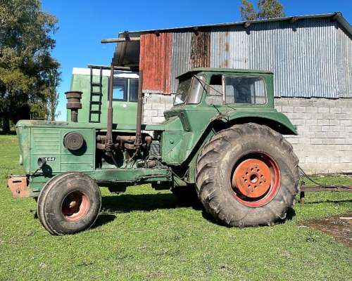 Tractor Deutz 144 con Rastra Excéntrica